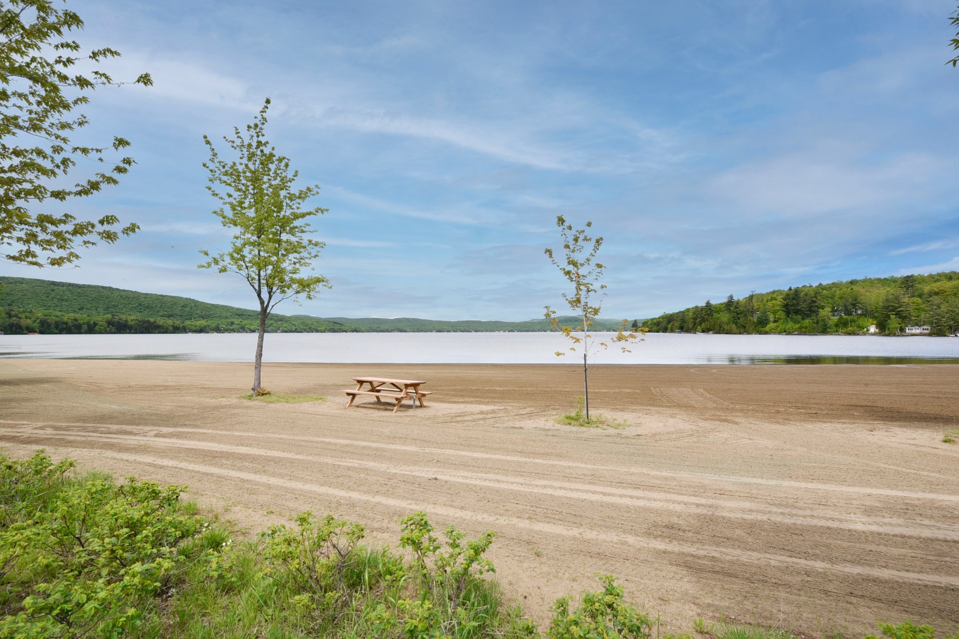 Plage privé du domaine